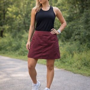 32 Degrees purple stretch woven skort workout golf pickleball XXL